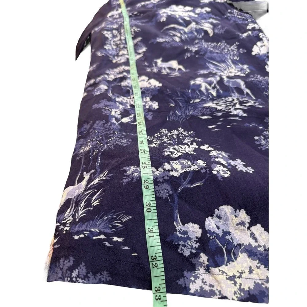 Joules Dress Size‎ 6 Deer Rabbit Print Chiffon Woodland Forest Fully Lined Shift - Picture 8 of 9